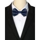 thumbnail image 3 of INSPIRE CHIC Pajaritas Preanudadas para Hombre Doble Capa Ajustable Color Sólido Azul Marino, 3 of 4