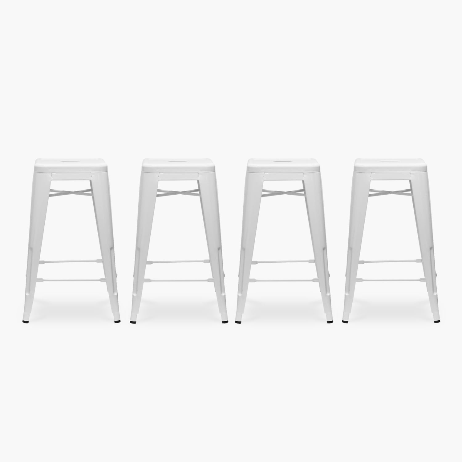 Form Design - Pack Tolix Taburetes 67 Metal X4 Blanco