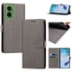 thumbnail image 3 of Funda Cartera de PU para Motorola Moto G35 con Tarjetas, Gris, 3 of 6