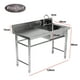thumbnail image 4 of Lavafondos Acero Inox. 120x60x90 cm. Secador izquierdo, 4 of 10