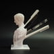 thumbnail image 5 of CADDY LuckyVin Julio César 16 cm Blanco Impreso en 3D, 5 of 9
