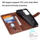 thumbnail image 4 of Funda con Cremallera para Samsung Galaxy S21 Plus 5G, Carcasa Cartera de Cuero PU con Soporte y Tarjetero, 4 of 6