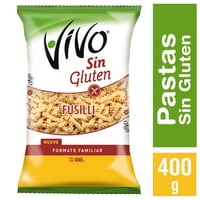 Fideo Pasta Sin Gluten Fusilli Bolsa 400 G Vivo