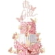thumbnail image 1 of Topper Para Pastel Con Brillo Rosa Dorado ¡es Una Niña!, 1 of 7