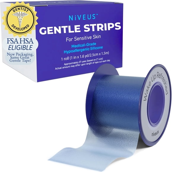 Tiras de cinta de silicona Niveus Gentle Dentist Clear Skin, 1 rollo