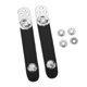 thumbnail image 1 of Correas negras de fuelle de acordeón con película de extensión de metal para acordeón de 8 cm, 1 of 5