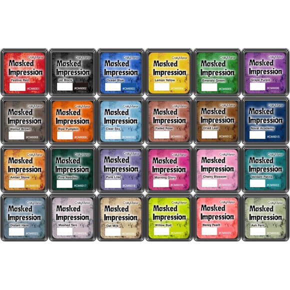 Tintas Chalk para Sellos CraftyManor Masked Impression