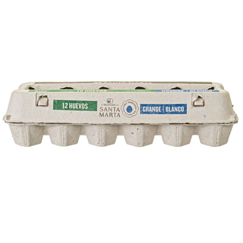 Huevo Grande Blanco 12 Un 12 Un Santa Marta