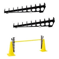 Linea Sport - Par De Reglas Con Acople Para Conos Soporte Para Bastones