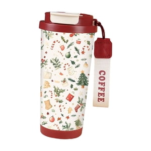 Bothyi - Taza De Café Con Aislamiento Navideño, Botella De Agua Para Picnic, Deportes Al Aire Libre, Senderismo, Estilo B
