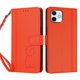 thumbnail image 3 of Funda Cartera Trébol para iPhone 12/12 Pro con Ranuras Tarjetas y Carga Inalámbrica Naranja, 3 of 6
