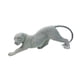thumbnail image 1 of Estatua De Leopardo, Obra De Arte De Regalo, Figura De Resina Para Sala De Estar, Oficina, Hogar, Plata, 1 of 5