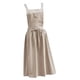 thumbnail image 1 of delantal sin mangas de lino de algodón cocina cocina antifouling hornear delantal beige, 1 of 3