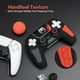 thumbnail image 2 of Funda para controlador de PlayStation 5, funda de silicona antideslizante para el mando de PS5 con tapones para el pulgar, protectores para el joystick y adhesivo envolvente para la funda-Negro, 2 of 9