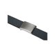 thumbnail image 4 of Cinturón Ajustable de Cintura Unisex de Lona SIN AGUJEROS con Hebilla Deslizante INSPIRE CHIC Hebilla de Plata-Gris Oscuro, 4 of 5