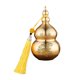thumbnail image 5 of Artesanía De Calabaza De Cobre Chino, Adorno De Oficina Para El Hogar, Decoración De Mesa, Borla Amarilla, 5 of 5