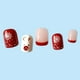 thumbnail image 2 of 24 pcs Festive Snowflake Fawn Fake Nails - Christmas Gel Nail Kit for Sparkling Holiday Manicures, 2 of 2