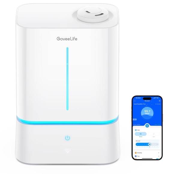 Humidificador GoveeLife Smart Cool Mist Air de 4,5 L con luz nocturna