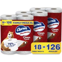 Papel Higiénico Charmin Ultra Strong Clean Touch, 18 Rollos
