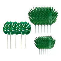 Genérico - Hojas Palmera Monstera Artificiales 10 Uds