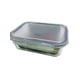 thumbnail image 2 of Contenedor Hermetico Vidrio Rectangular 1 5 Lt, 2 of 2
