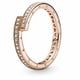 thumbnail image 1 of Anillo Pandora Rose Sparkling Overlapping, 1 of 2