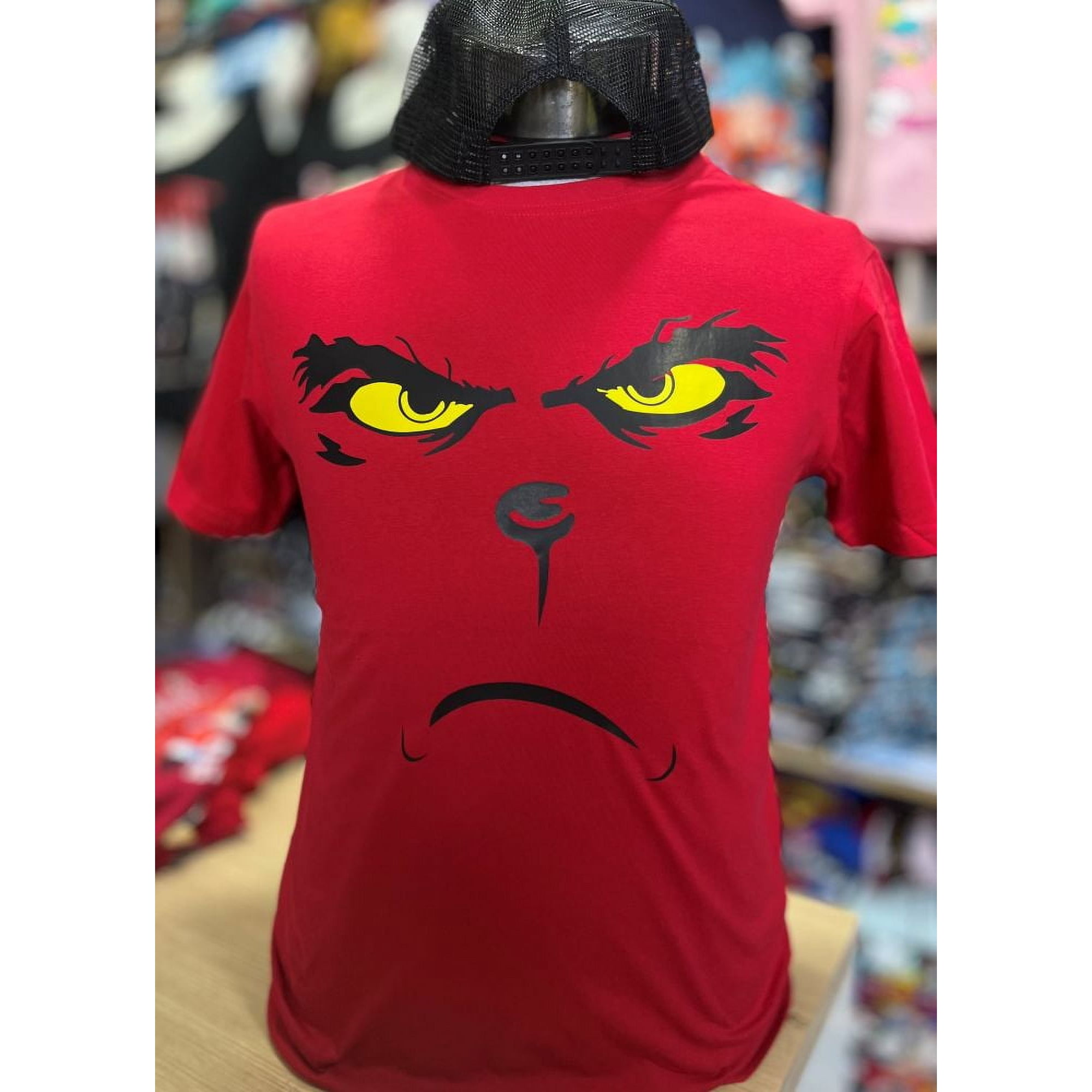 Solo Polera - Polera Roja Grinch Cara Xl