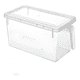 thumbnail image 1 of Caja organizadora para refrigerador con mango, transparente, 1 of 3