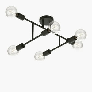 Form Design - Lámpara De Techo Lexie X6 Negro