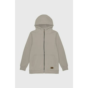 Polerón Zipper Classic Beige Hombre Falcone