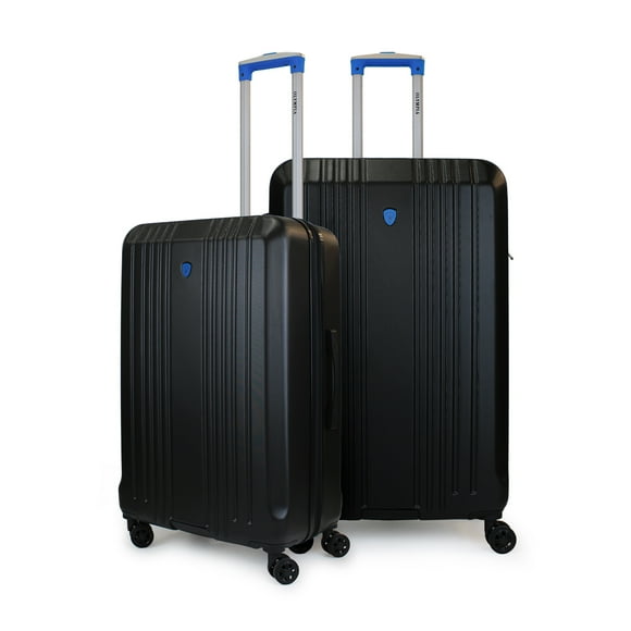 Pack 2 maletas M+L Olympia negra-azul