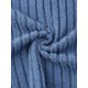 thumbnail image 5 of INSPIRE CHIC Conjunto de Pijama para Mujer de Manga Larga con Cuello Henley Acanalado, Cintura Elástica, Pantalones de Pierna Ancha con Cordón, 2 Piezas, Talla L, Azul, 5 of 6