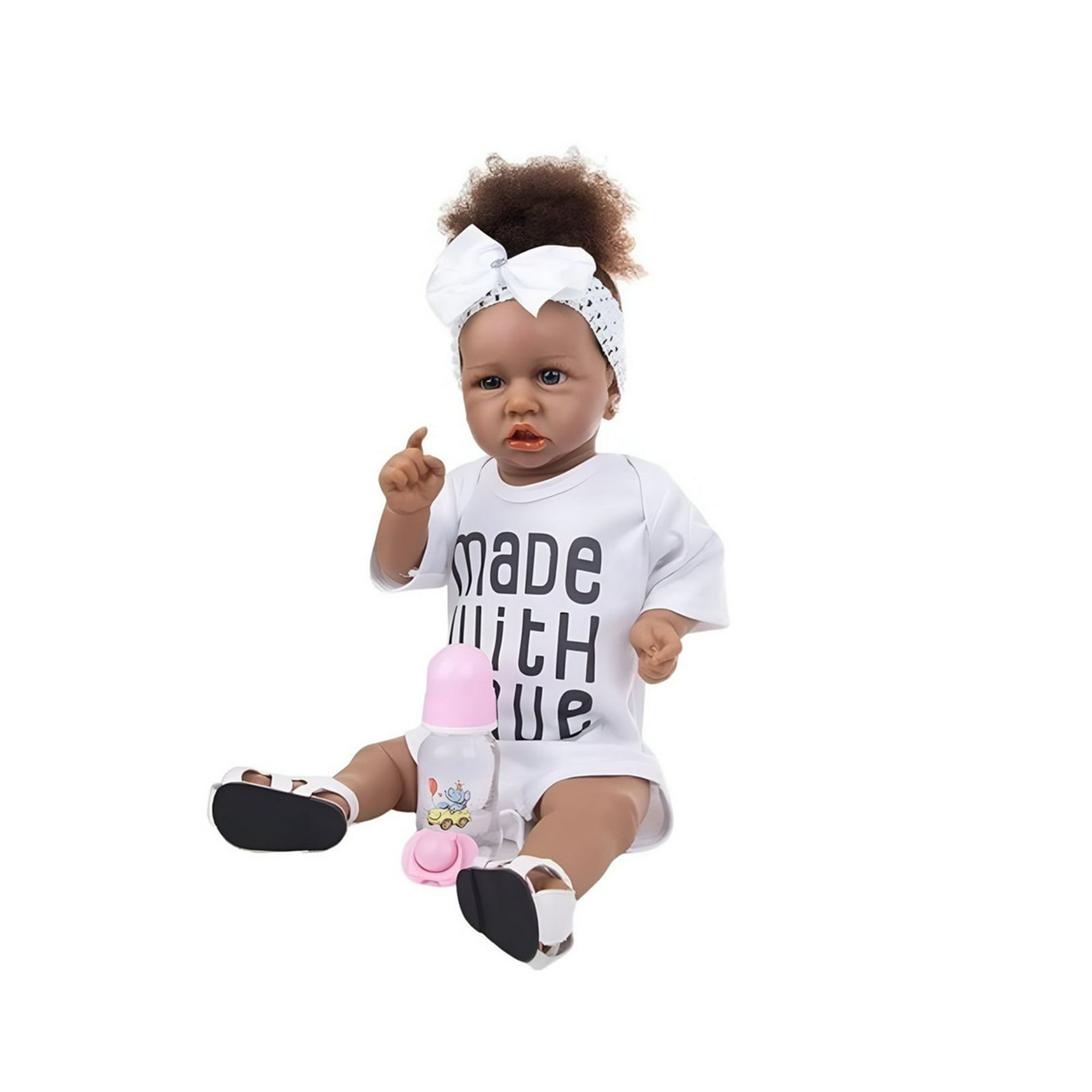 Ali Chile - Muñeca Bebé Realista Morena Niña