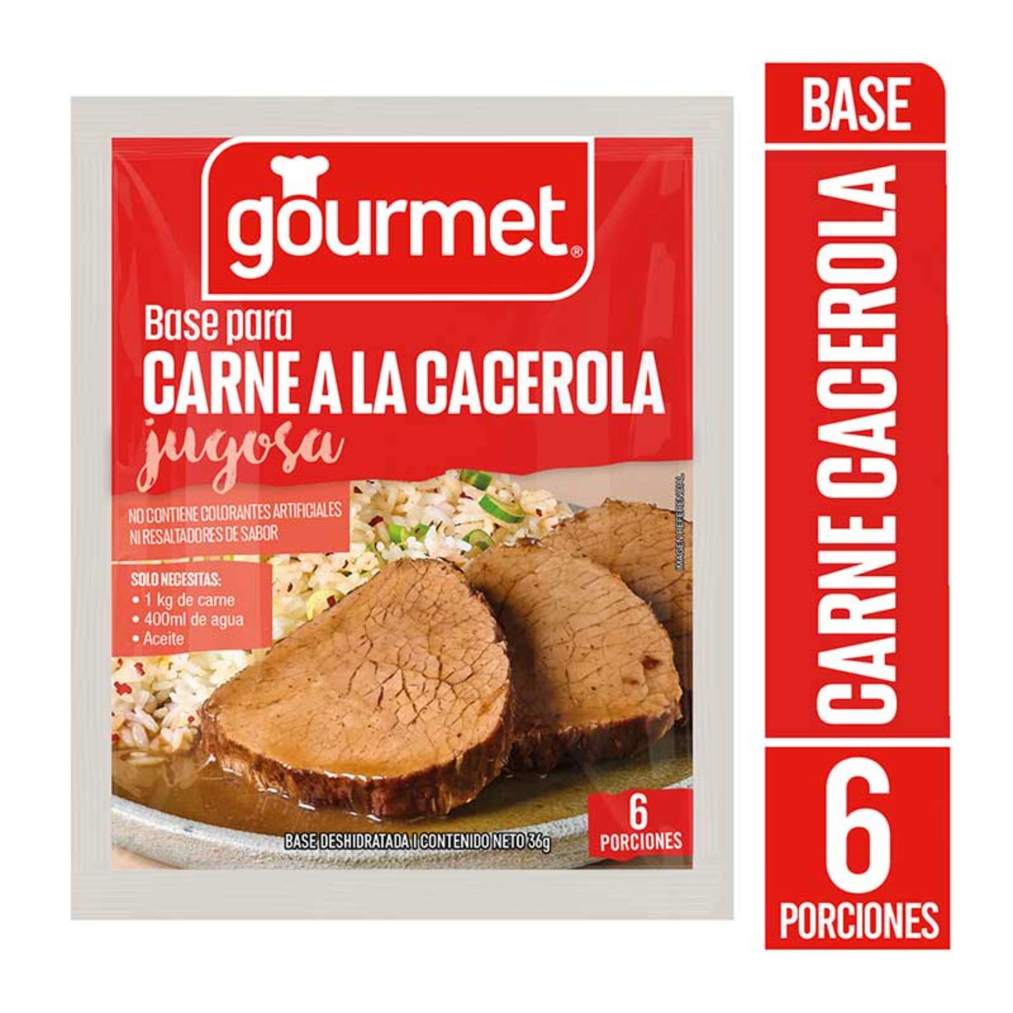 Base Para Carne A La Cacerola (6 Porciones) Sobre 36 g Gourmet