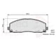 thumbnail image 2 of Pastillas Freno para auto Dodge Journey 2009-2020 Delantero, 2 of 3