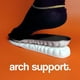 thumbnail image 2 of Plantillas Para Zapatos Con Comodidad Espuma Viscoelástica Y Soporte De Arco, 2 of 8