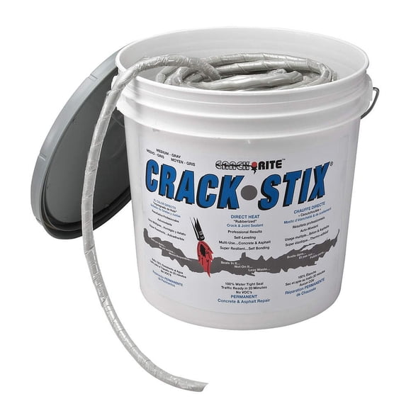Rellenador Permanente para Grietas en Concreto CRACK STIX 38 m Diámetro 1,3 cm