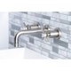 thumbnail image 2 of Grifo de baño Kingston Brass Essex de montaje en pared, níquel cepillado, 2 of 9