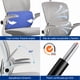 thumbnail image 5 of Silla Oficina Escritorio Ergonomica Norplat Lumbar Ultraflex Gris Claro Y Blanco Malla, 5 of 12