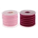 thumbnail image 2 of 2 Piezas 20 Yardas 10 Mm De Ancho Rollo De Cinta De Terciopelo Para Artesanías De Bricolaje Rosa Fucsia, 2 of 5