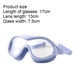 thumbnail image 2 of Gafas de natación antivaho y antifugas para piscina, para hombres y mujeres adultos, visión clara., 2 of 5
