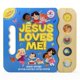 thumbnail image 1 of Prensa de puerta Songbook Cottage Jesus Loves Me con 5 botones, 1 of 6