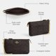 thumbnail image 3 of Monedero de muñeca Coach grande 20 cm x 12 cm con cadena, 3 of 5