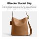 thumbnail image 3 of Bolso Coach Bleecker Bucket de Cuero Natural Grano Miel, 3 of 6