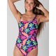thumbnail image 2 of Traje de Baño Daikiri Mujer Un Hombro Floral Negro Flúor Protección UV50+, 2 of 3