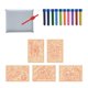 thumbnail image 3 of Kit Arte con Arena Neon Espacial Colores Fluorescentes | Sand Art | Manualidades Niños | NP6, 3 of 5