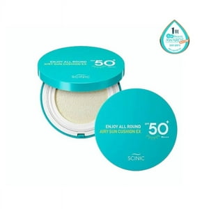 Scinic - Bloqueador Solar Coreano De Toque Seco Y En Cushion, Fps 50+ Pa+ -