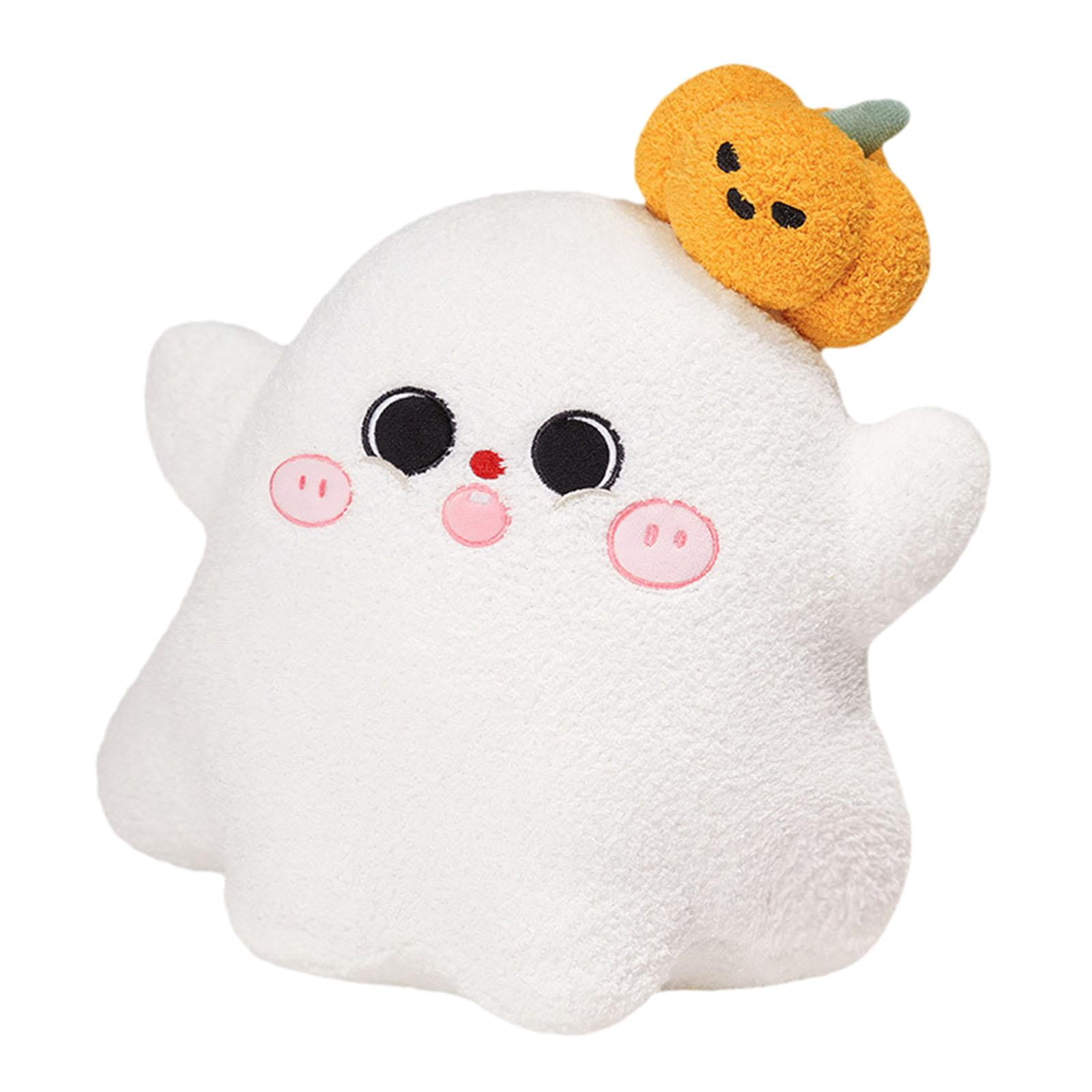 Magideal - Cojín De Juguete De Halloween, Muñeco De Utilería, Decoración Del Hogar, Cojín De Sofá, Juguete De Peluche, Decoración De Halloween, Regalo Para Niños Fantasma 35cmx38cm