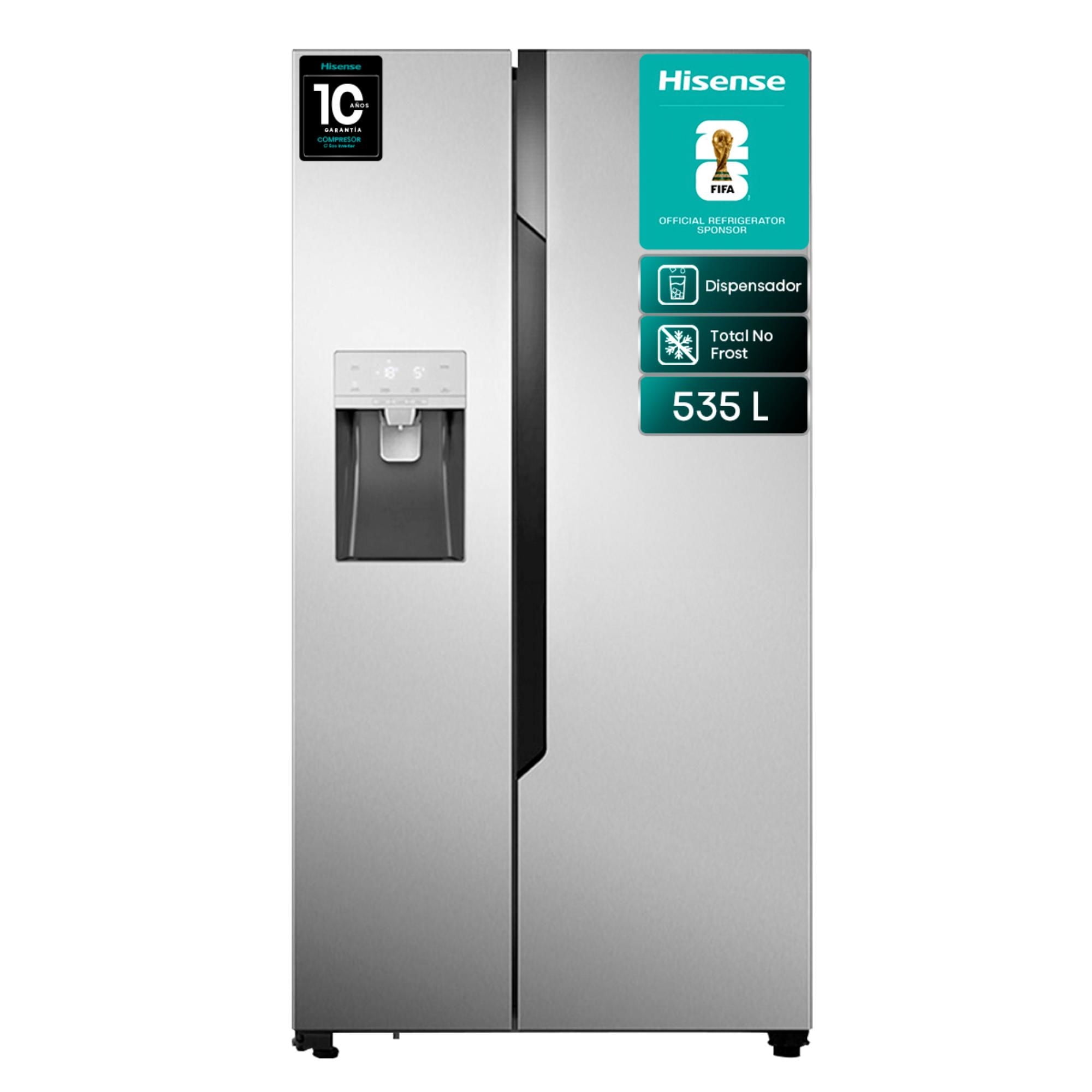 Hisense - Refrigerador Side By Side No Frost 535 Litros Rc-70Ws