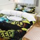 thumbnail image 2 of Jujutsu Kaisen Bedding Set Duvet Cover Comfortable and Lightweight Cartoon Bedding 3 Piece Bed Set, 2 of 5
